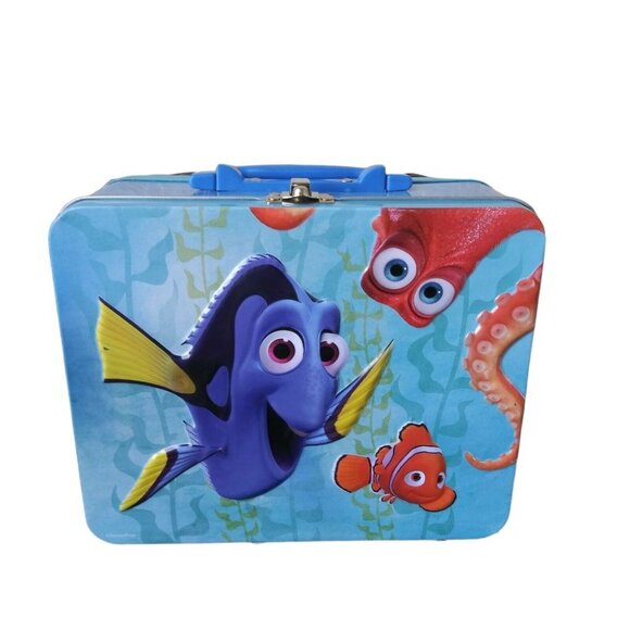 Finding Dory 24-Piece Jigsaw Puzzle In Tin Storage Case 15" X 11.2" Portable Fun - Picture 2 of 6